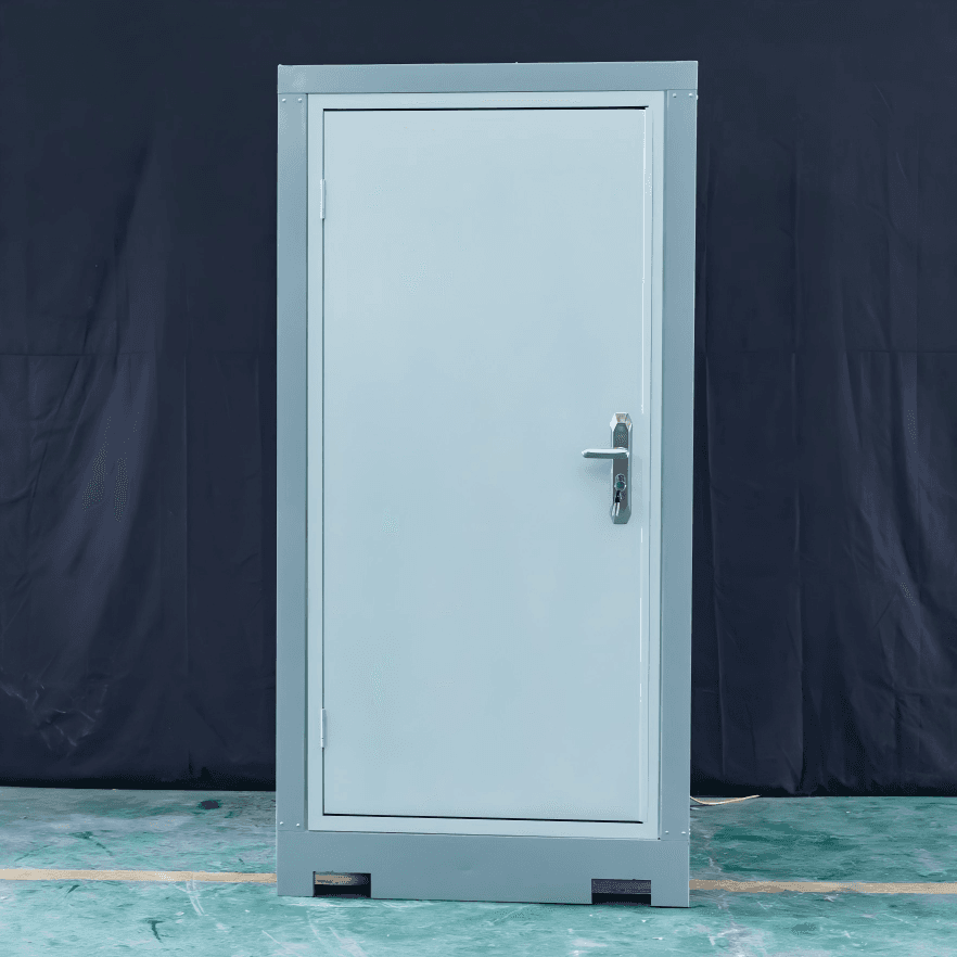 Standard Sigle Mobile Toilet (1120×1220×2255mm, with Toilet & Triangular Basin) view 2